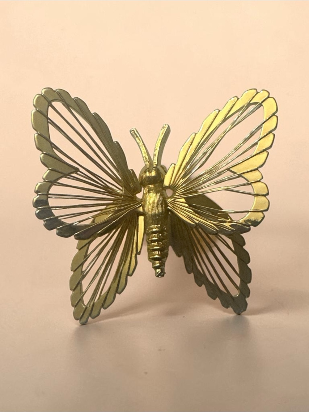 Gold tone  Butterfly Brooch